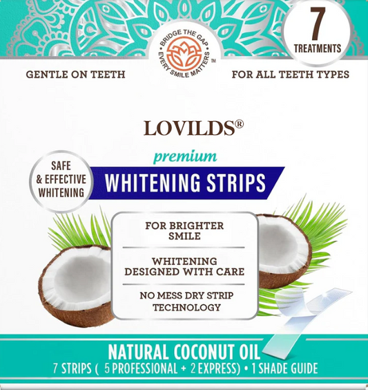 Advanced Dual-Action Teeth Whitening Strips: Professional Brightening & Stain Removal